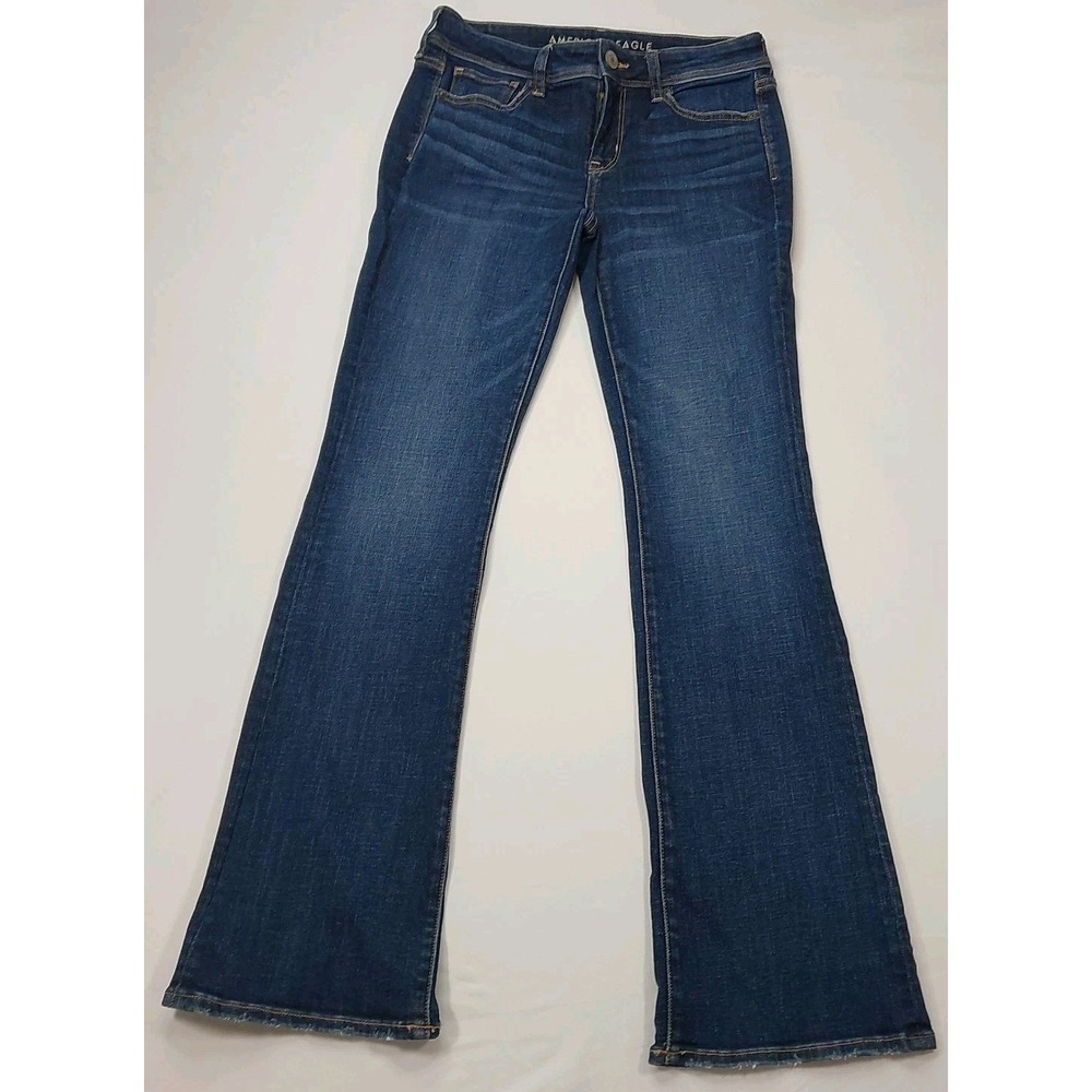 American Eagle Women's Kick Boot Super Stretch Jeans Size 4 Regular